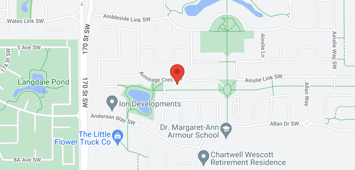 map of 1043 ARMITAGE CR SW